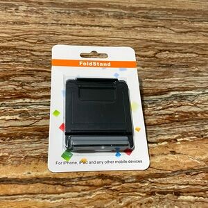 Black Foldable Adjustable iPhone iPad Smartphone Universal Mobile Device Holder